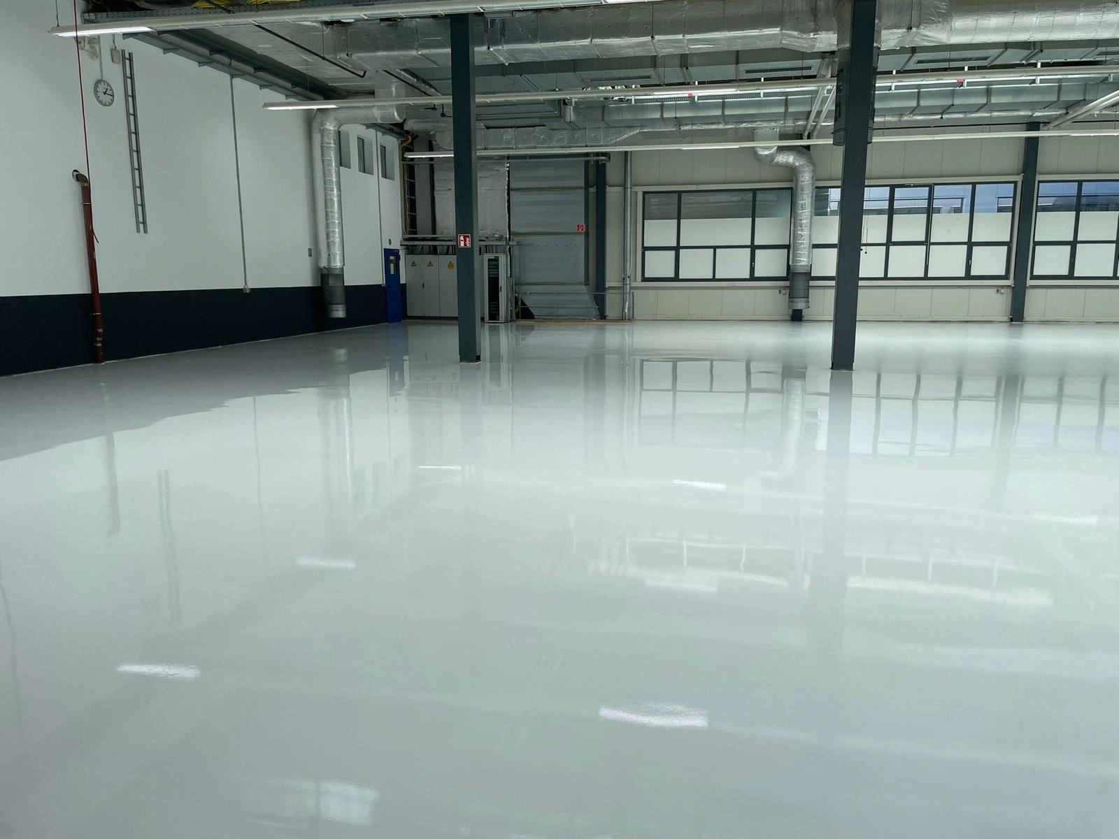 Industrieboden nach der Beschichtungen